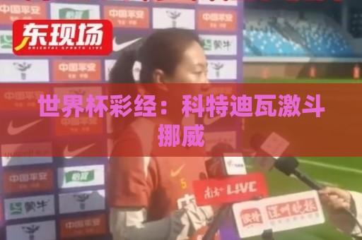 世界杯彩经：科特迪瓦激斗挪威