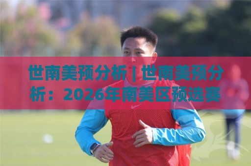 世南美预分析 | 世南美预分析：2026年南美区预选赛格局演变与场景化预判🟨最全手机信誉押球站独赢波胆盘大球分析走地大全