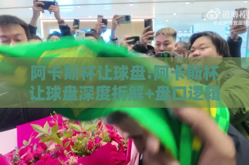 阿卡斯杯让球盘:阿卡斯杯让球盘深度拆解+盘口逻辑与实战思路,阿卡斯杯让球盘爱好者别错过🟨线上十大最稳买球站投屏赛程投注录像回放策略波胆
