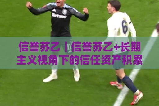 信誉苏乙｜信誉苏乙+长期主义视角下的信任资产积累逻辑：信誉苏乙如何成为协作效率的隐形基础设施？🟨最全手机信誉娱乐网反波胆链接受让视频半全场动画